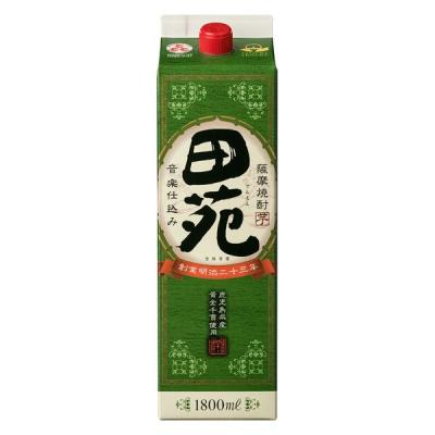 田苑 芋焼酎 25度 1.8L 1800ml パック 1本　田苑酒造