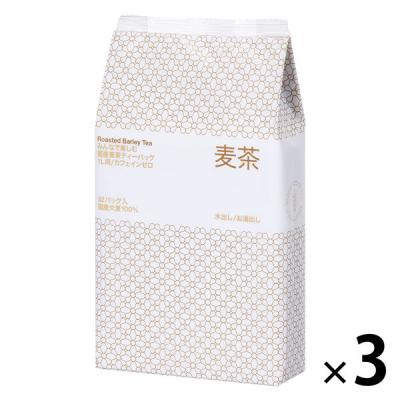 みんなで楽しむ国産麦茶ティーバッグ1L用 1セット（52バッグ入×3袋） オリジナル