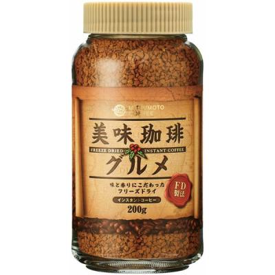 インスタントコーヒー LOHACO - 【インスタントコーヒー】三本コーヒー 美味珈琲グルメFD 1瓶