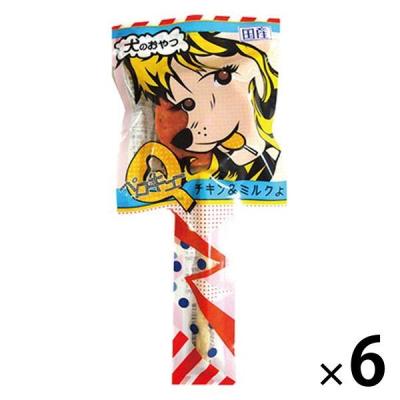 ペロQ チキン＆ミルク 6本 国産 わんわん ドッグフード 犬 おやつ