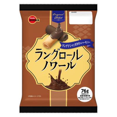 チョコレート菓子 ラングロールノワール 76g 1個