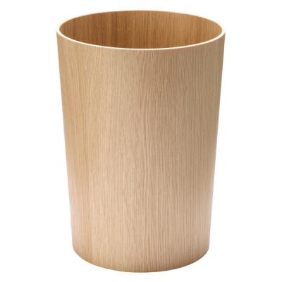 無印良品 木製ごみ箱 袋止めワイヤー付 丸型 約直径２３．５×高さ３０．５ｃｍ 良品計画