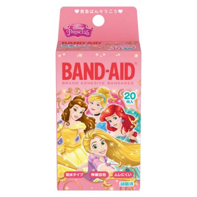【アウトレット】【Goエシカル】訳あり バンドエイド ディズニープリンセス 20枚 1箱 絆創膏（ばんそうこう）