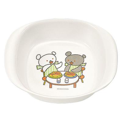 こぐまちゃん 耳付ボール 150×125×42mm J4KO 1個 メラミン食器 食洗機可 給食 日本製 国際化工