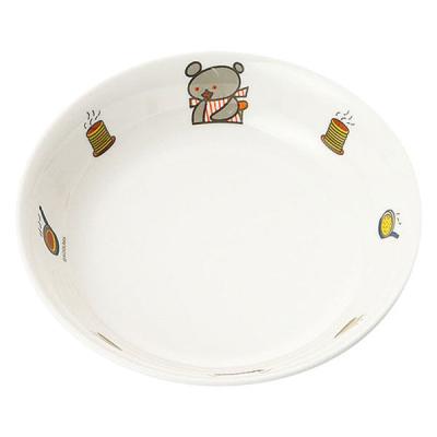 こぐまちゃん 14cm丸深皿 142×33mm D52KO 1枚 メラミン食器 食洗機可 給食 日本製 子ども用 国際化工