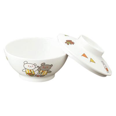 こぐまちゃん 飯茶碗 身 108×50mm J5BKO 1個 メラミン食器 食洗機可 給食 日本製 国際化工