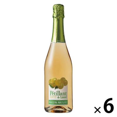 フランス ペティアン・ド・リステル グレープ スパークリングワイン やや甘口 750ml 1セット（6本） サッポロ