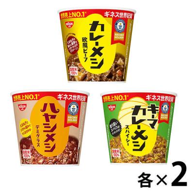 日清食品 定番カレーメシ 3種×2個 詰合せセット カップライス カップご飯  詰め合わせアソート