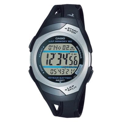 カシオ 腕時計 デジタル STR-300CJ-1JH 5気圧防水 ブラック 1個
