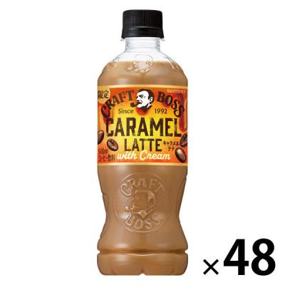 LOHACO - サントリー クラフトボス キャラメルラテ 500ml 1セット（48本）