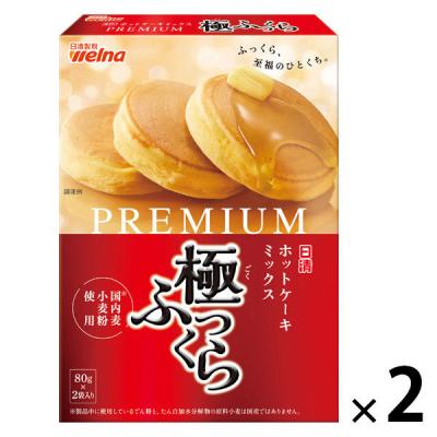 LOHACO - 日清 ホットケーキミックス PREMIUM 極ふっくら 国内麦小麦粉