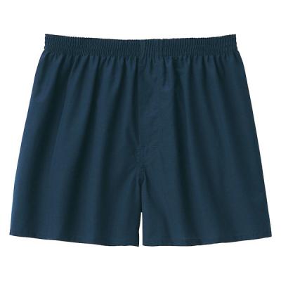 無印良品 メンズ　紳士 なめらか 前開きトランクス 紳士Ｌ ネイビー 良品計画