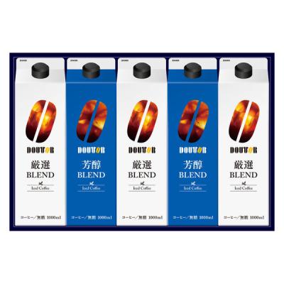 【アウトレット】ドトール リキッドコーヒー詰合せ 1000ml 2種 DL-30R 1箱（5本入）