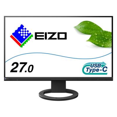 【未開封/未使用】FlexScan/EV2740S-BK/Type-C LOHACO - EIZO FlexScan 27インチ4K液晶モニターUSB-C給電 ブラック