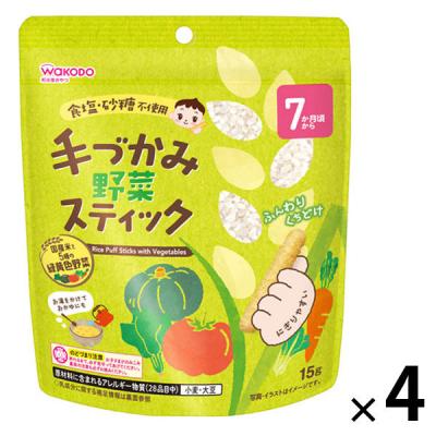 LOHACO - （7カ月頃から）手づかみ野菜スティック 1セット（1袋15g）×4