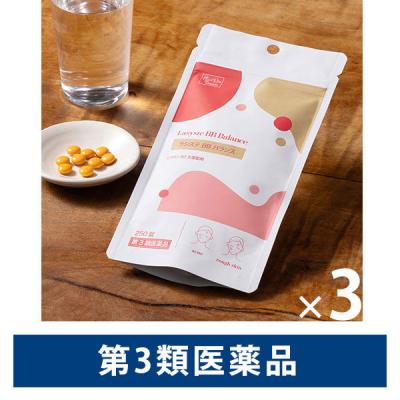 【LOHACO限定】ラシステ BBバランス 250錠 3袋セット 肌荒れ 口内炎 にきび ビタミンB2 オリジナル【第3類医薬品】
