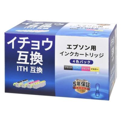 LOHACO - オーム電機 エプソン（EPSON）用 互換インクカートリッジ ITH