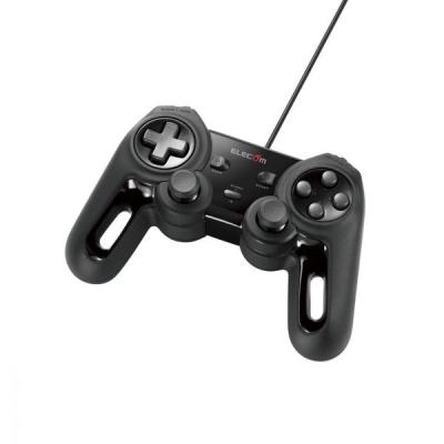 エレコム USBゲームパッド/13ボタン/Xinput/振動/連射/高耐久 JC-U4013SBK 1個