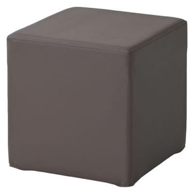 コンフォートワーク キューブスツール　収納付き　幅・奥行き380mm　キューブソファ　ブラウン ACS-3840P(BR) 1台 オリジナル