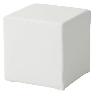 コンフォートワーク キューブスツール　収納付き　幅・奥行き380mm　キューブソファ　アイボリー ACS-3840P(IV) 1台 オリジナル