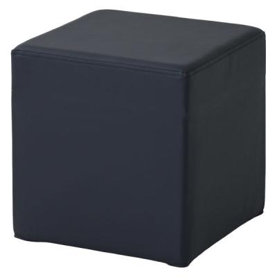 コンフォートワーク キューブスツール　収納付き　幅・奥行き380mm　キューブソファ　ブラック ACS-3840P(BK) 1台 オリジナル