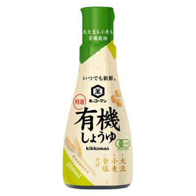LOHACO - キッコーマン いつでも新鮮 特選有機しょうゆ 200ml 1本