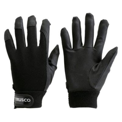 【アウトレット】トラスコ中山 TRUSCO PU厚手手袋 LLサイズ ブラック TPUGBLL 1双