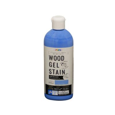 【アウトレット】アサヒペン 水性WOODジェルステイン 300ML チョークブルー 9018148 1個
