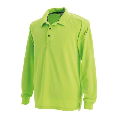 【アウトレット】TS DESIGN 3075-55-5L 長袖ポロシャツ ライトグリーン 5L 1着