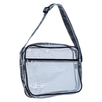 アスクル限定販売 トラスコ中山 エンジニアクリアバッグ 透明ショルダーバッグ 410×310×90mm 1個 オリジナル