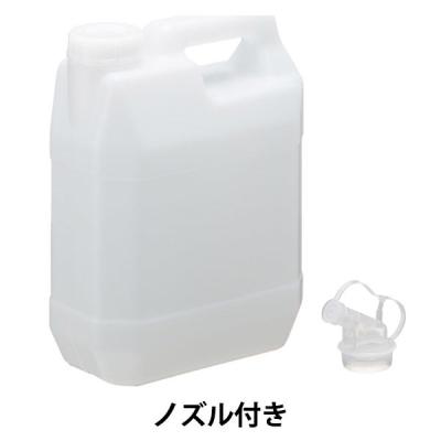 三宝化成「現場のチカラ」ポリタンク 平角ボトル （ノズル付） 2L FBSA-2000 1個 オリジナル