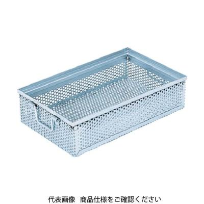 【アウトレット】トラスコ中山 スチール容器 角型パンチングBOX 有効内寸444×284×107.5 VPB-5 1個 506-9912
