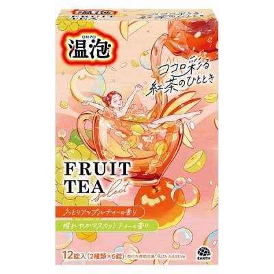 LOHACO - 入浴剤 炭酸 アソート 温泡 フルーツティーセレクト 1箱（2種