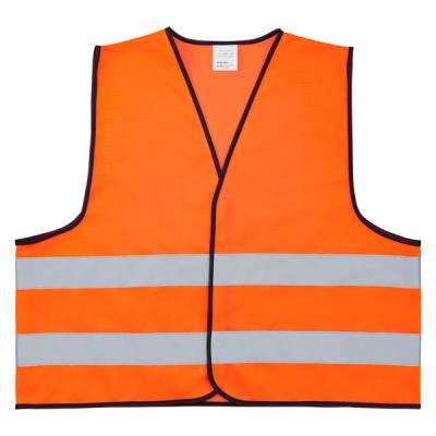 【安全ベスト】 エイ・エム・ジェイ 「現場のチカラ」 アスクル限定 パトロールベスト オレンジ  1着 オリジナル