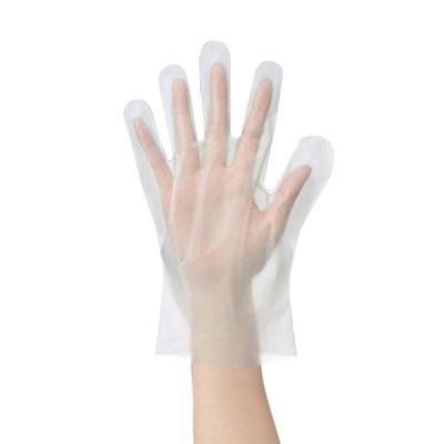 【使いきりポリエチレン手袋】オカモト 「現場のチカラ」 使いきりLDポリエチレン手袋 内エンボス 透明 M 1箱(100枚入) オリジナル