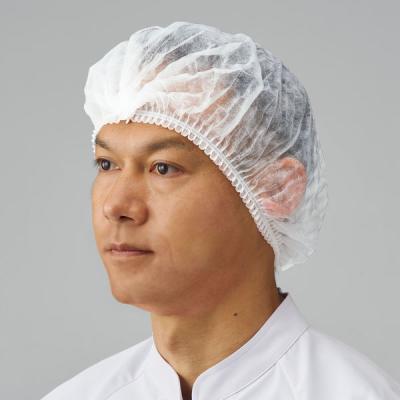 【使いきりキャップ】 川西工業 「現場のチカラ」不織布 使いきりヘアキャップ フリー ホワイト 1箱（100枚入） オリジナル