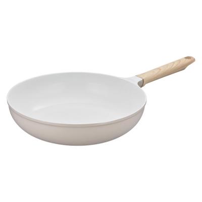 サーモス フライパン 28cm グレージュ IH/ガス火対応 KFO-028 GG 1個 深型設計 軽量 フッ素化合物不使用