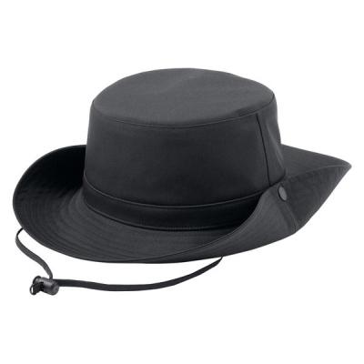 無印良品 ＵＶカット透湿撥水防水テープ使いサファリハット ５６．５〜５９ｃｍ 黒 良品計画