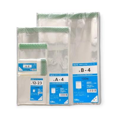 【アウトレット】ベルベ 雑貨 包装 OPPバッグリップ付 R 15-24 6664 1袋(100枚)