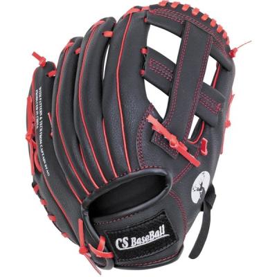 キャプテンスタッグ CS ジュニア野球グラブ ブラック×レッド UX-2591 1個