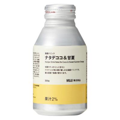 無印良品 蒟蒻ドリンク ナタデココ＆甘夏 300g 良品計画