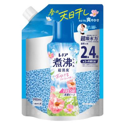 【アウトレット】レノア 煮沸レベル超消臭 抗菌ビーズ おひさまフローラル 詰め替え 990mL 1個 P＆G