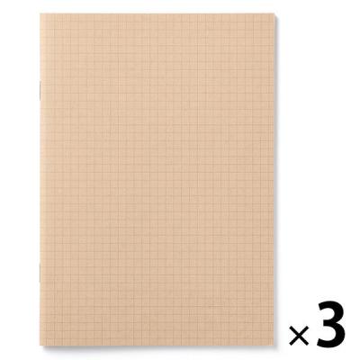 無印良品 ノート ５ｍｍ方眼 Ａ５・３２枚 1セット（1冊×3） 良品計画