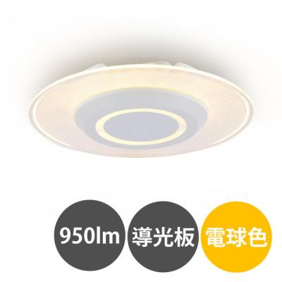 アイリスオーヤマ 小型シーリングライト 導光板 950lm 電球色 SCL95L-P 1台