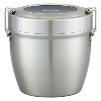 保温保冷 抗菌 真空ステンレス 丼ランチジャー お弁当箱 800ml ベーシック 1個 スケーター