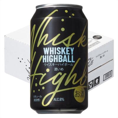 (アスクル・ロハコ限定)ウイスキーハイボール 濃いめ 8％ 缶 350ml 1ケース(12本) オリジナル