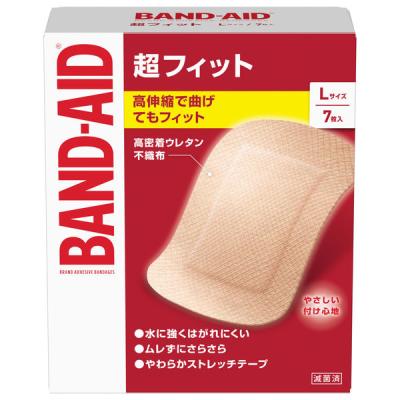 【アウトレット】【Goエシカル】訳あり バンドエイド 超フィット Lサイズ 7枚 1箱 Kenvue