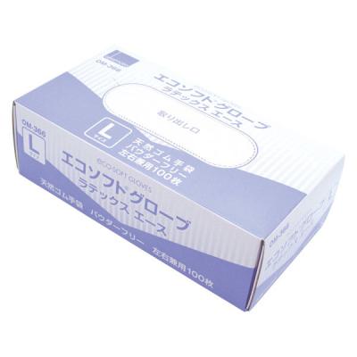 LOHACO - オカモト ラテックス手袋 エコソフトグローブラテックス