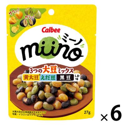 【豆３つ】 LOHACO - 豆スナック菓子 食べきりサイズ miino 3つの大豆ミックス