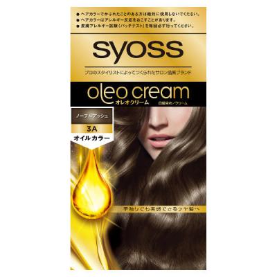 syoss（サイオス） オレオクリーム ヘアカラー3A　ノーブルアッシュ 白髪染め ヘンケルジャパン